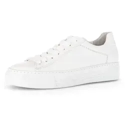 Gabor Damen Schnürschuh 38221, stilvoll und bequem in weiß von Gabor