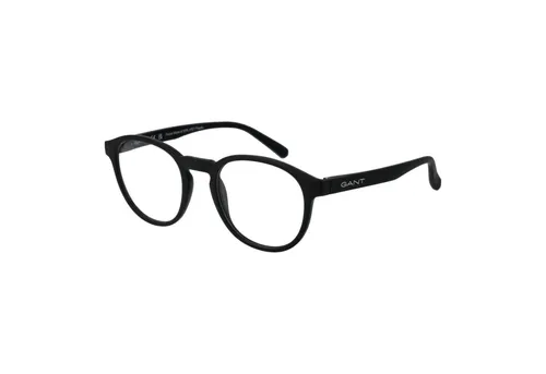 Gant Brillenfassung GA3301 002 50 Herren - Brillenfassungen für Herren, stilvolle Rundform in schwarz, aus robustem Edelstahl mit einer Breite von 140 mm - ideal für einen eleganten Look.