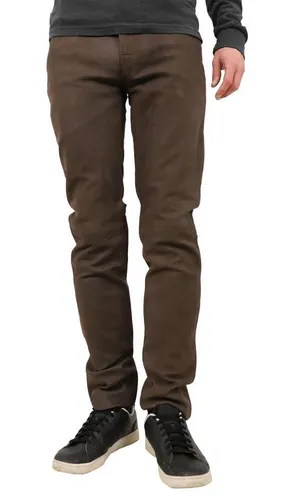 Maddox Lederhose Olaf - Herren Lammnubuk Lederhose in schoko antik braun, Größe 40 - Elegante Herren Lederhose aus hochwertigem Lammnubukleder, ideal für festliche Anlässe. Mit drei Vordertaschen und zwei Gesäßtaschen bietet sie praktischen Stauraum.