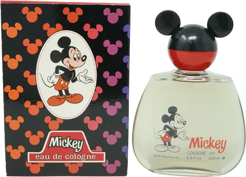 Mickey Mouse Parfum Eau de Cologne 200 ml - Frischer Duft für Herren - Eau de Cologne mit 200 ml, inspiriert von Mickey Mouse, bietet einen lebhaften und frischen Duft, perfekt für den täglichen Gebrauch.