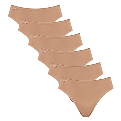 Sloggi 24/7 Cotton Tai Slip 6er-Pack (38 Brush) von sloggi