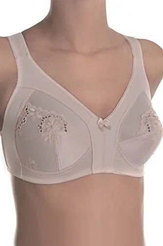 Sassa Damen Soft Funktion BH, Weiß (Puder 00400)