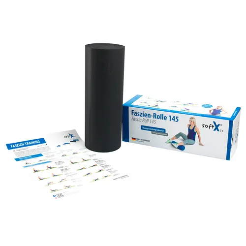 softX® Faszien-Rolle 145 - Fitness Foam Massagerolle - Faszienrollen für effektives Ganzkörpertraining, bietet einen wohltuenden Massage-Effekt und ist ideal für den Heim- und kommerziellen Gebrauch.