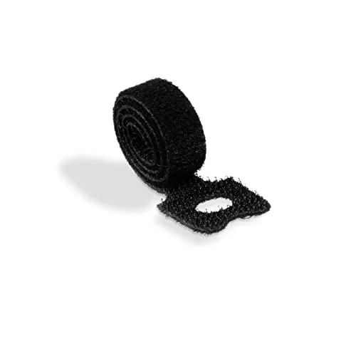 Durable Klett-Kabelbinder mit Schlaufe Cavoline Grip Tie 20 x 1 cm (L x B) 5 Stück, schwarz, 503601