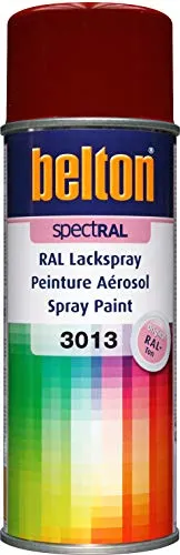 belton spectRAL Lackspray RAL 3013 tomatenrot, glänzend, 400 ml - Profi-Qualität