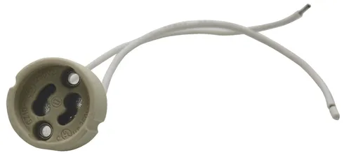 LDBS Heitronic 29011 Keramikfassung GU10/GZ10 universal mit 140 mm Anschlusskabel