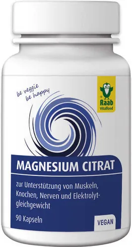 Raab Vitalfood Magnesiumcitrat Kapseln 90 St