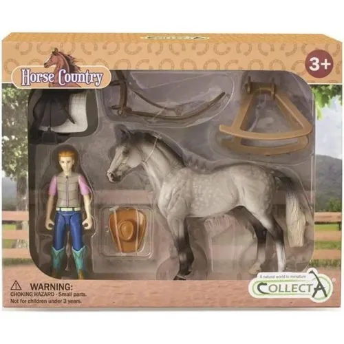 Collecta Spielset Hobby Reiter und Zubehör - Kunststoff Spielzeug