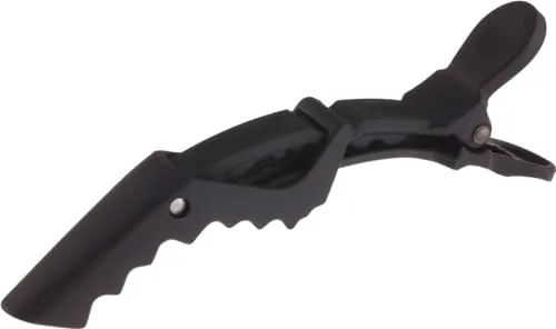 Efalock Shark-Clip Soft schwarz 6 Stück in schwarz von EFALOCK
