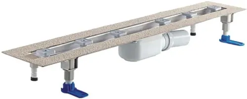 Dallmer CeraLine Plan F Duschrinne 900mm DN 50 - Duschrinne für moderne Badezimmer, mit eleganter Optik und optimaler Wasserableitung für eine barrierefreie Dusche.