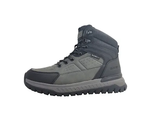 Romika Herren 84R0001002 Mode-Stiefel, Black-Coal, 45 EU - Wanderschuhe für Herren, bequem und sportlich, ideal für lange Wanderungen und vielseitige Outdoor-Aktivitäten.