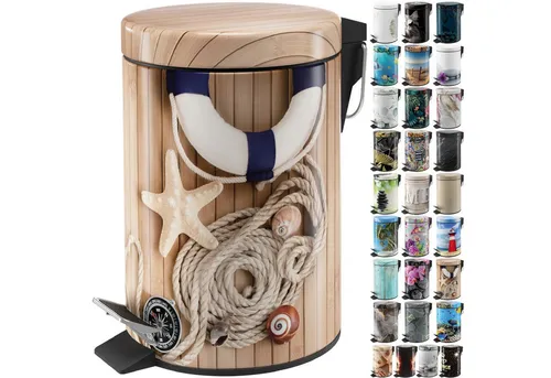 Sanilo Kosmetikeimer Maritime, 3 Liter in braun von Sanilo