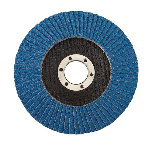 Schleifscheibe Zirkonium Fächerscheibe 115 mm K80