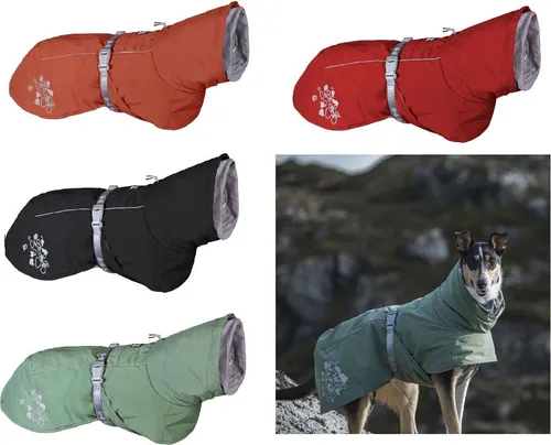 Hurtta Extreme Warmer V2, Größe: 25 cm, Farbe: dunkelgrau - Wärmende Hundejacke für kalte Tage, aus atmungsaktivem, wasserdichtem Material. Mit 3M-Reflektoren für Sichtbarkeit und optimalem Tragekomfort. Ideal für sportliche Aktivitäten im Winter.
