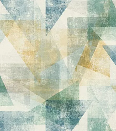 Rasch Vliestapete Linares Türkis 10,05 m x 0,53 m in blau von Rasch