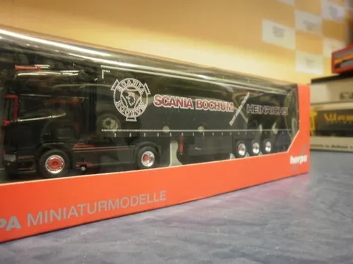 Herpa LKW Scania R Topl./Aerop Ga-KSZ Heinrichs Scania Bochum 306669