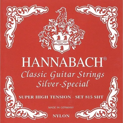 Saiten Konzertgitarre Hannabach 815 SHT Rot Gitarrensaiten Saiten Akustikgitarre