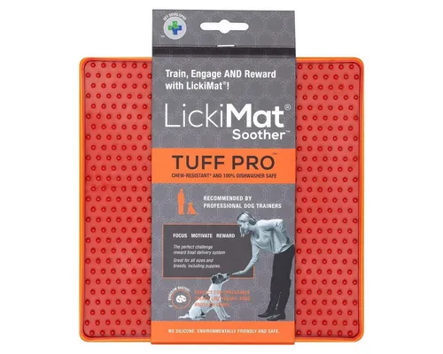 LickiMat Antischlingnapf Soother PRO Tuff orange