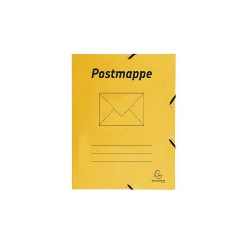 Sammelmappe Postmappe Gummizugmappe Din A4 gelb Exacompta FSC zertifiz.  55549B