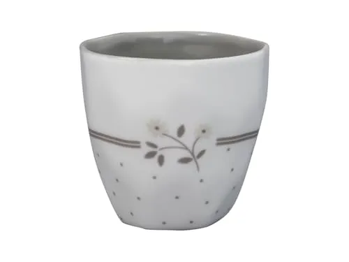 GreenGate MINI Latte Cup ELEMENTS EILEEN Weiß Grau Espresso Tasse 130 ml