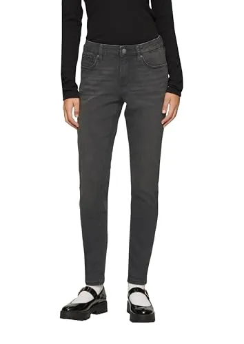 QS Skinny-fit-Jeans SADIE - Mid Rise, Skinny Leg - Entdecke die Sadie Skinny Jeans! Mit elastischem Denim-Stretch und coolem Used-Look bist du stylish und bequem unterwegs. Ideal für lässige Outfits und jeden Tag!