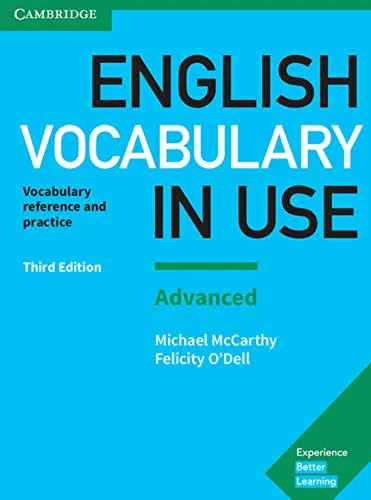 English Vocabulary in Use: Advanced - Michael McCarthy & Felicity O'Dell - Taschenbuch für fortgeschrittene Englischlerner, bietet umfassende Vokabelübungen und Antworten zur Selbstkontrolle.