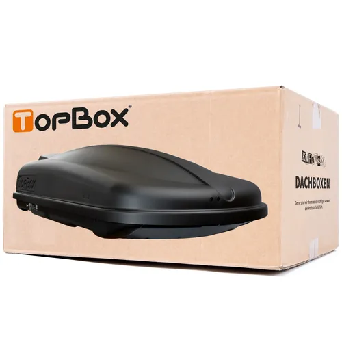 LEVUP Dachbox TopBox 420 Duo schwarz, matt