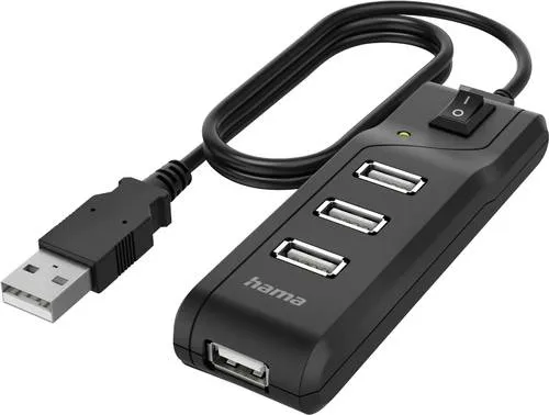 Hama 00200118 USB Hub 4 Ports USB 2.0 von ‎Hama