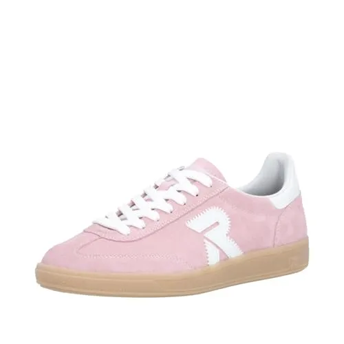 Rieker Sneaker San Diego – Rosa Damen Sneaker aus Glattleder, Größe 37 (US 6) - Elegante Rieker Sneaker für Damen in Rosa aus hochwertigem Glattleder. Mit innovativer Innensohle für mehr Komfort und einer robusten TR-Laufsohle für optimale Traktion im Alltag.