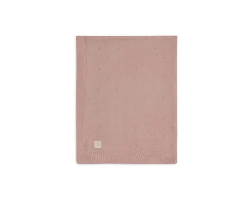 Jollein Decke Wiege 75x100 cm Cosy Knit Wild Rose von Jollein