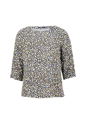 Zero Kurzarmbluse schwarz 38 EU - Elegante Bluse aus 100% Viskose, leicht und atmungsaktiv, ideal für sommerliche Anlässe.