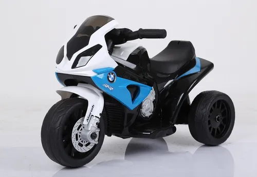 BoGi Elektro-Kindermotorrad BMW S1000RR - Elektro-Motorrad für Kinder – Lizenziertes BMW S1000RR Design mit komfortablem Ledersitz und realistischen Soundeffekten, ideal für kleine Biker von 1,5 bis 3 Jahren.