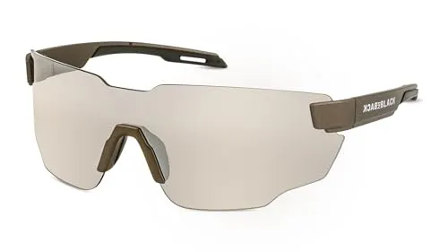 Back in Back Unisex Shield Sportbrille/Schnelle Brille, Fahrradbrille, Sonnenbrillen für Damen & Herren/100% UV-Schutz F2511024