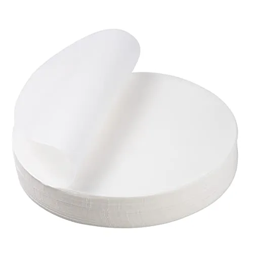 Burgerpapier Rund Pergament Papier 15cm Antihaftpapier für Patties Hamburger Cheeseburger Kuchen Burgerpressen 500 Stück