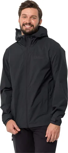 Jack Wolfskin Funktionsjacke ELSBERG 2.5L JKT M - Funktionsjacke für Trekking und Wandern, wasserdicht, winddicht und atmungsaktiv mit TEXAPORE ECOSPHERE-Technologie für optimalen Wetterschutz.