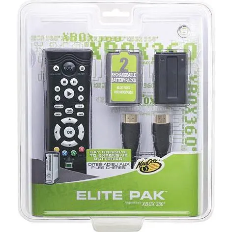 MadCatz Elite Pak - 2x Battery/Remote/HDMI Cable - Xbox360 (Xbox 360) (33380)
