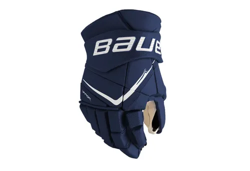 Bauer Eishockeyhandschuhe Vapor FLYPRO Intermediate - Hochwertige Eishockeyhandschuhe mit HYPERLITE HD für maximalen Schutz und CONNEKT Palm für optimale Stockkontrolle – ideal für ambitionierte Spieler.