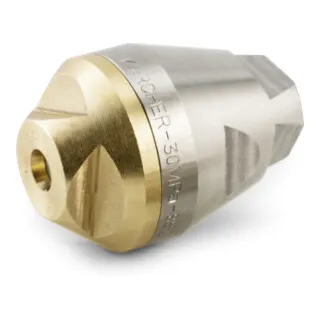 Rohrreinigungsdreckfräser D 30 / 090 - Zubehör für Gartengeräte: Leistungsstarker Dreckfräser mit rotierendem Punktstrahl für effektive Reinigung selbst bei hartnäckigen Verschmutzungen.