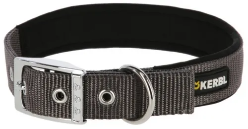 Kerbl Hunde-Halsband Halsband Miami Plus 45 cm - 53 cm grau 80021