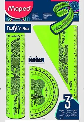 maped Lineal TwistŽn Flex Decor 15 cm, bunt von Maped