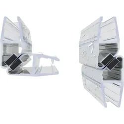 Magnetdichtung Duschdichtung Für Glastüren Duschkabine 90 Grad & 180 Grad (1 Paar) Für Glasstärke 5 Mm 6 Mm Länge 100 Cm - Witen&nock