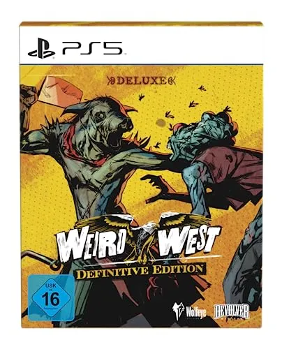 Weird West: Definitive Edition - Deluxe Edition für PS5 - Action & Abenteuer Spiel von Devolver Digital, erlebe die definitive Edition mit Deluxe-Inhalten für ein einzigartiges Gaming-Erlebnis auf der PlayStation 5.