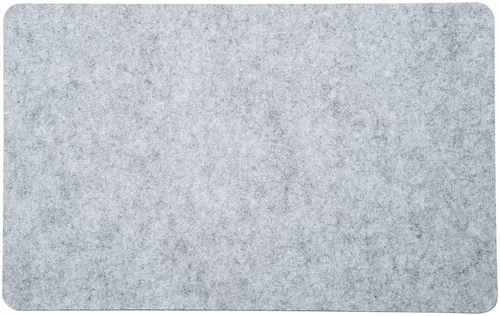 Kesper Platzset Tischset Filz 45x30cm hellgrau rechteckig 77641