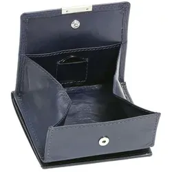 LEAS Wiener-Schachtel Dunkelblau mit RFID Schutz in blau von LEAS