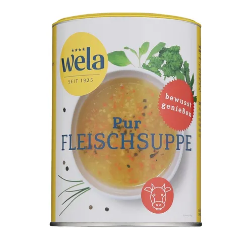 WELA Fleischsuppe gekörnt 'Pur' 1kg