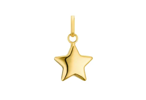 Amor Motivanhänger Damen Anhänger, 1,5 cm, Gold, Stern von Amor