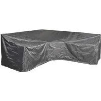 AEROCOVER Atmungsaktive Schutzhülle für L-förmige Lounge-Sets - Schutzhülle für L-förmige Lounge-Sets, wasserabweisend und atmungsaktiv, schützt vor Mehltau und Schimmel, verlängert die Lebensdauer Ihrer Gartenmöbel.