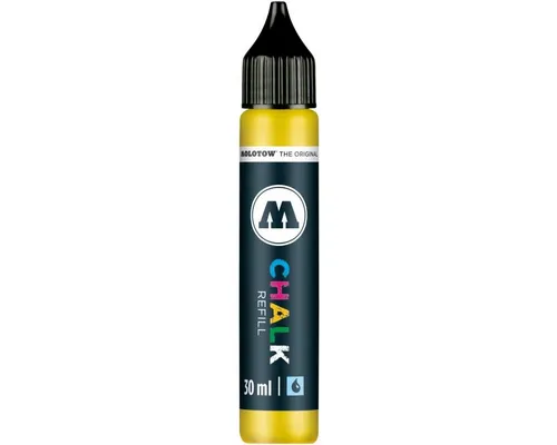 MOLOTOW Füllhalter Nachfülltinte für Kreidemarker 30ml neongelb