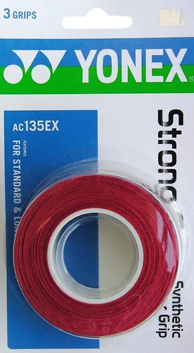 Yonex Overgrip Strong 0.6mm rot 3er