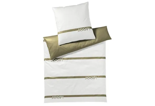 JOOP! Bettwäsche Mako Satin, 2-teilig in Grün in grün von JOOP!